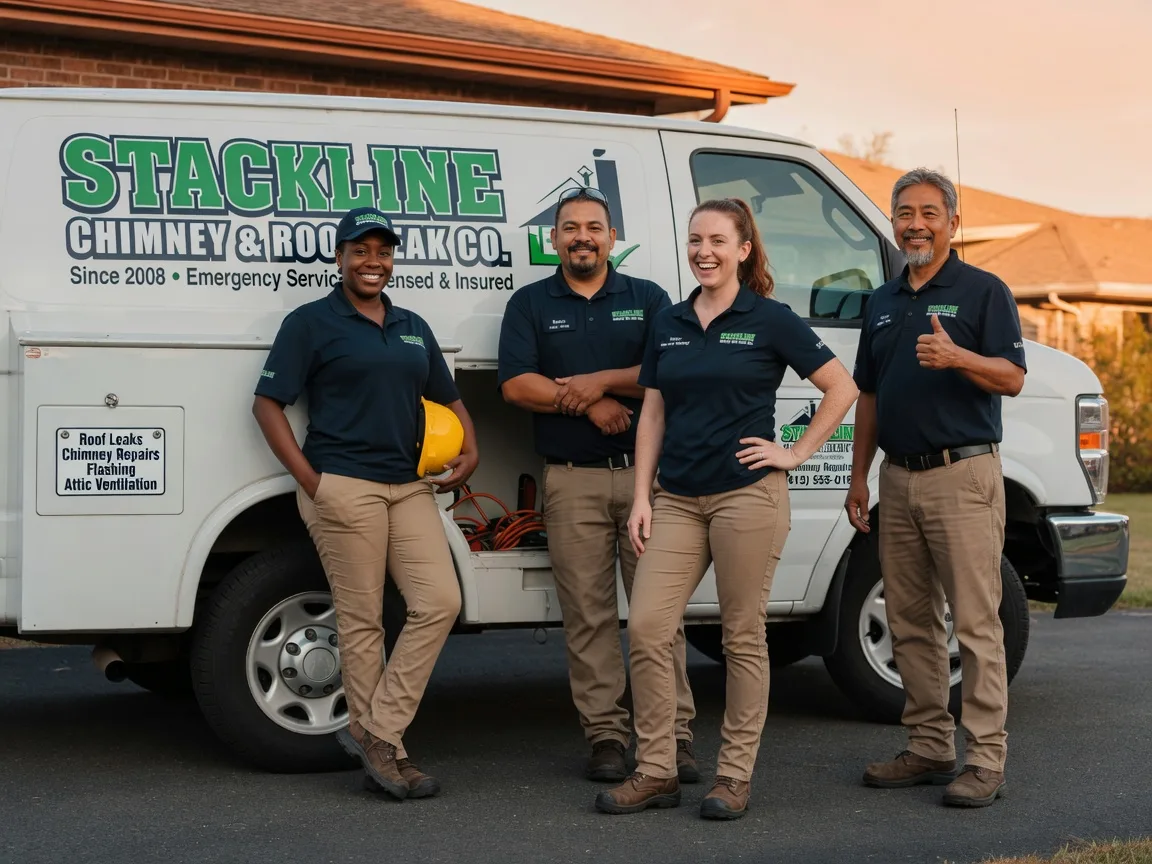 Chimney flashing repair company in Harrison, AR